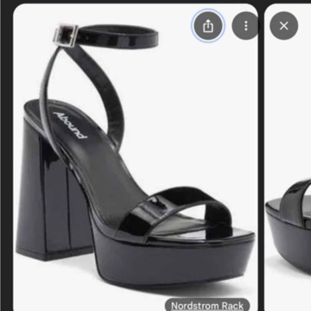 Abound black heel